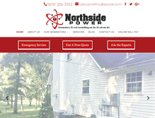 Tablet Screenshot of northsidepower.com